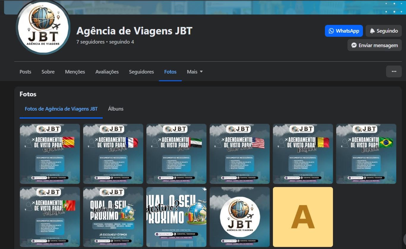 Arranque Digital para Agência de Viagens – JBT Viagens