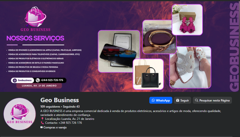 Arranque Digital para Comércio de Relógios e Acessórios – Geo Business