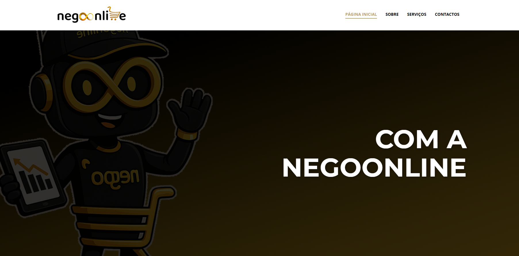Criação de Site Institucional e Plataforma de Serviços – NegOOnline